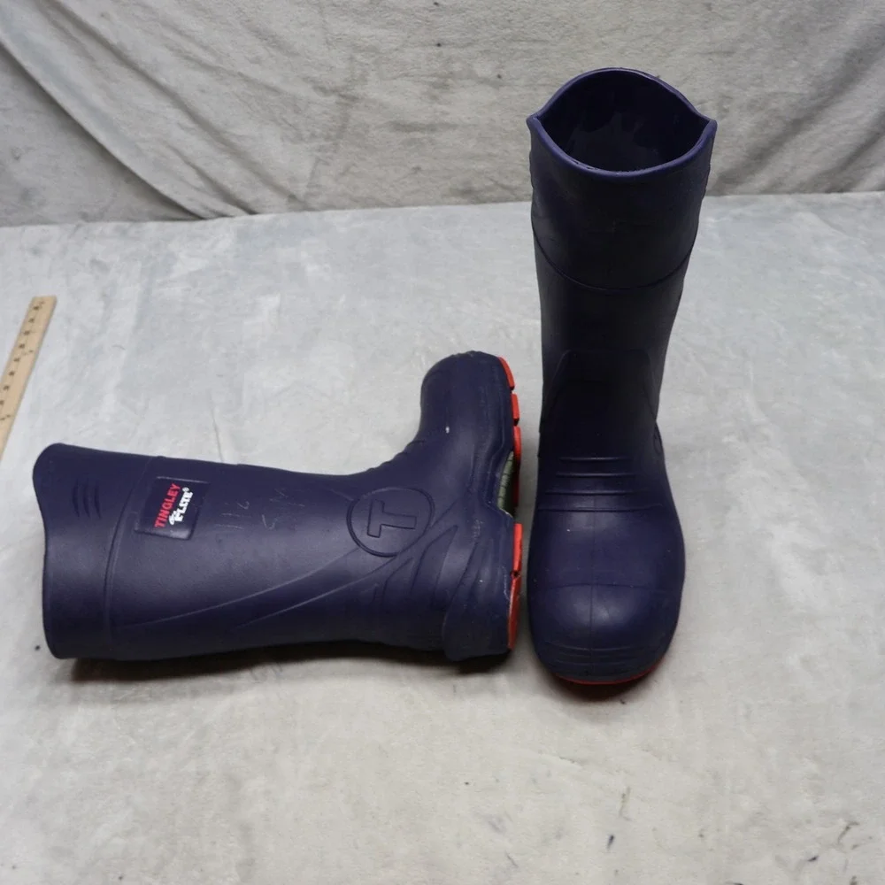 Tingley Unisex M12 W14 Rain Boots Blue Flite Waterproof Protective Safety Toe